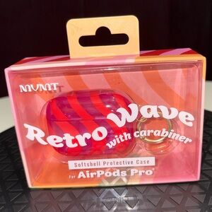 MVMT Retro Wave Pink and Red AirPods Pro Case